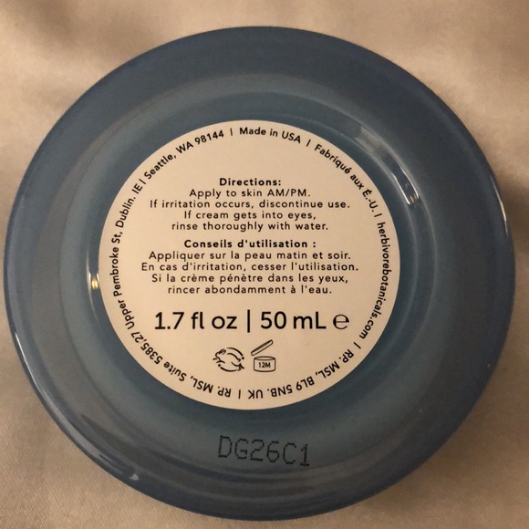 Herbivore Aquarius Pore Purifying Clarity Cream Moisturizer Combo Oily 50ml NIB - Picture 10 of 12